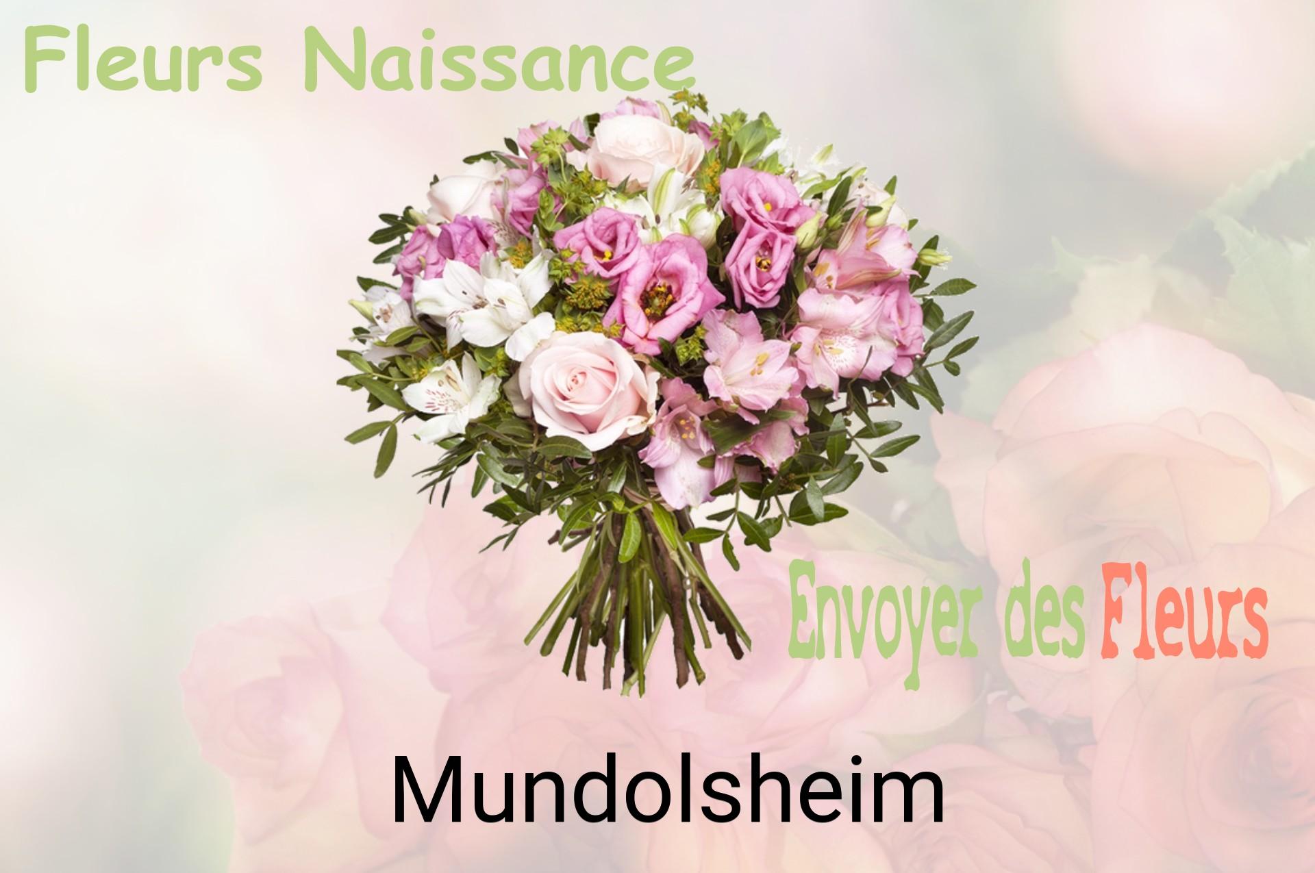 Bouquet de fleurs de naissance livré à Mundolsheim